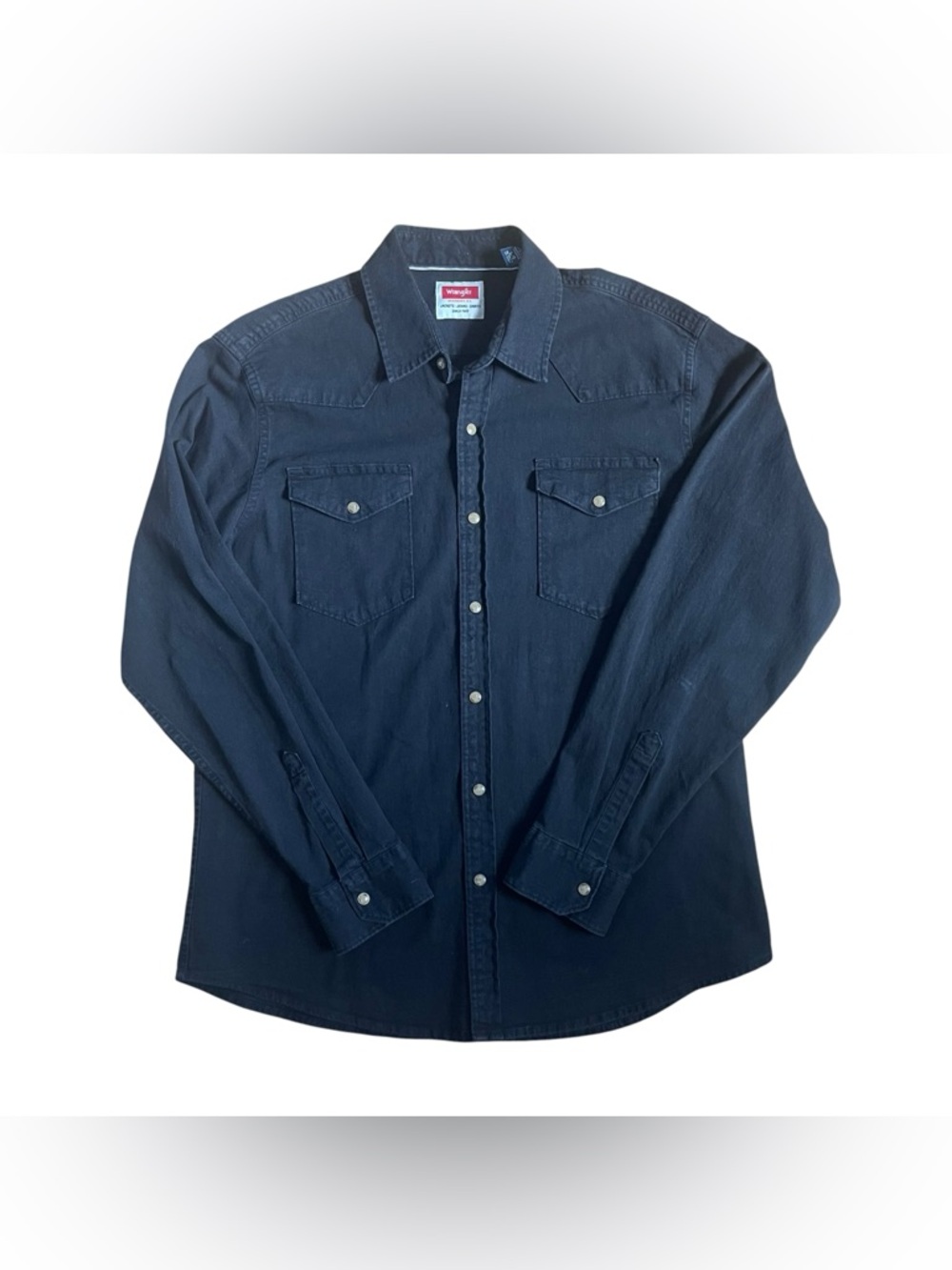 Wrangler Pearl Snap Western Long Sleeve Shirt